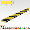 Stootband type F Geel/Zwart L=1m 3759.01